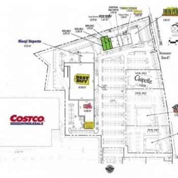 Plan of mall Vista Ridge Marketplace