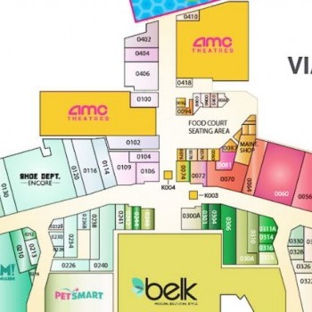Plan of mall VVia Port Florida