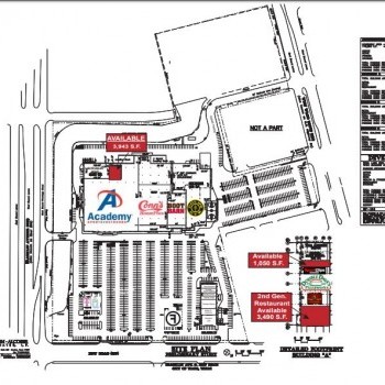 Plan of mall Waco Centre