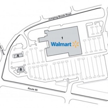 Plan of mall Walmart Plaza