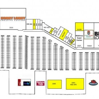 Plan of mall Walnut Square Shopping Center
