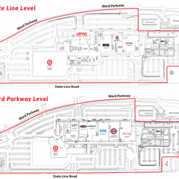 Plan of mall Ward Parkway Center