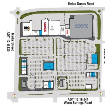 Plan of mall Warm Springs Promenade