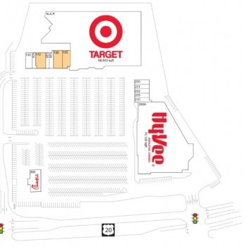 Plan of mall Warren Plaza