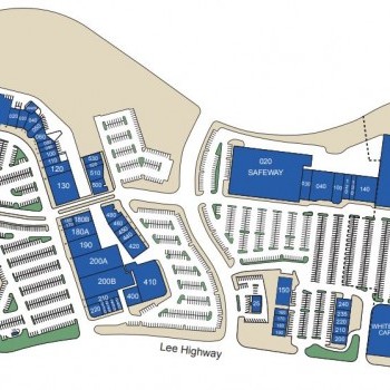 Plan of mall Warrenton Village Center
