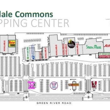 Plan of mall Washington Lawndale Commons