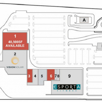 Plan of mall Washington Plaza