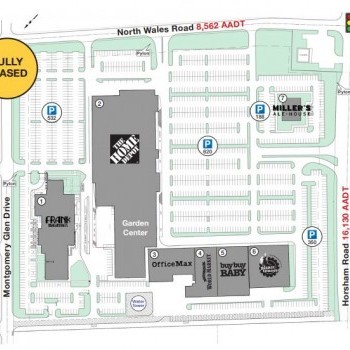 Plan of mall Water Tower Square
