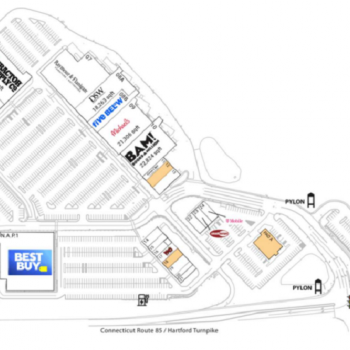 Plan of mall Waterford Commons