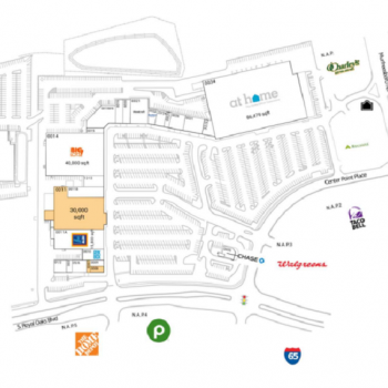 Plan of mall Watson Glen Shopping Center
