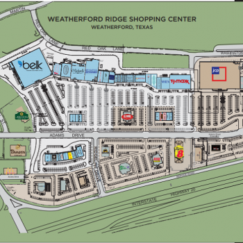 Plan of mall Weatherford Ridge