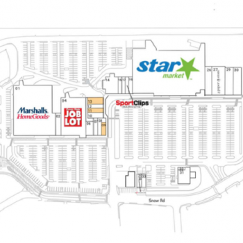 Plan of mall Webster Square