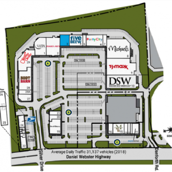 Plan of mall Webster Square