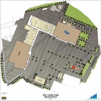 Plan of mall Wesleyan Park Plaza