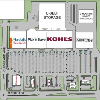 Plan of mall West Allis Center