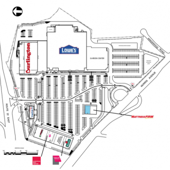 Plan of mall West Branch Commons