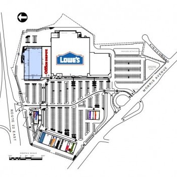 Plan of mall West Branch Commons