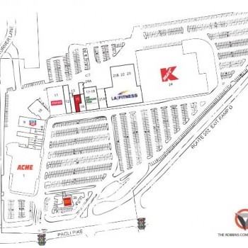 Plan of mall West Goshen Shopping Center