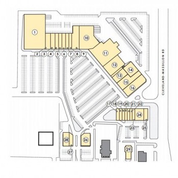 Plan of mall West Market Plaza
