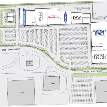 Plan of mall West Oaks