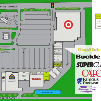 Plan of mall West Ridge Plaza