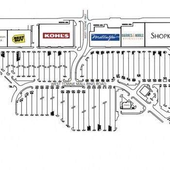 Plan of mall West Towne Crossing