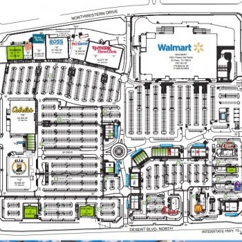 Plan of mall West Towne Marketplace