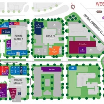 Plan of mall West Village