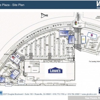 Plan of mall Westbridge Plaza