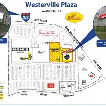 Plan of mall Westerville Plaza