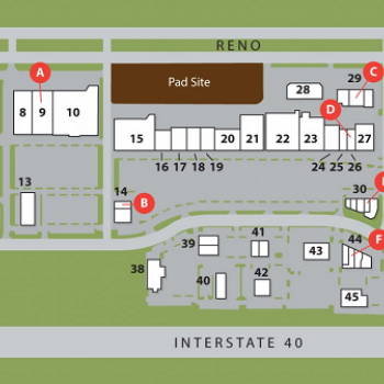 Plan of mall Westgate Marketplace