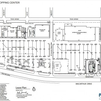 Plan of mall Westgate Shopping Center - Alexandria