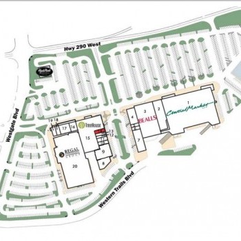 Plan of mall Westgate Shopping Center