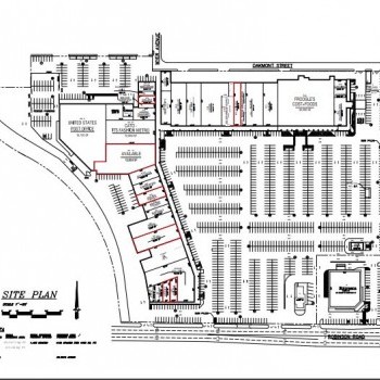 Plan of mall Westland Plaza