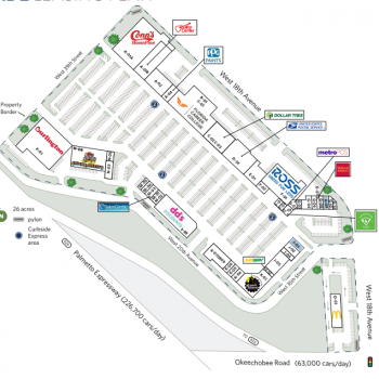 Plan of mall Westland Promenade