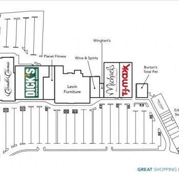 Plan of mall Westmoreland Crossing