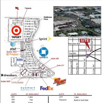 Plan of mall Westpark Towne Plaza