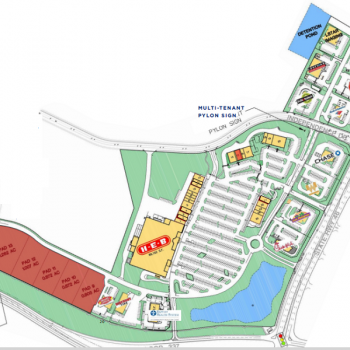 Plan of mall Westpointe Village