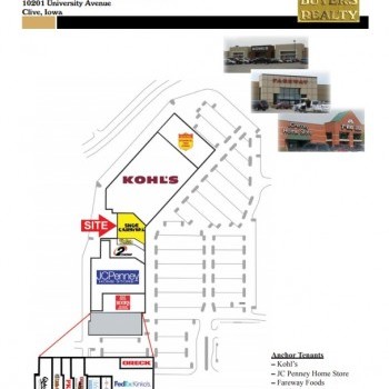 Plan of mall Westridge Shopping Center