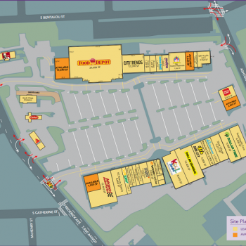 Plan of mall Westside Shopping Center