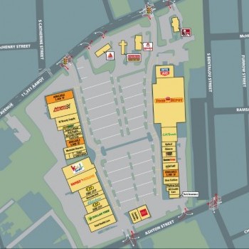 Plan of mall Westside Shopping Center