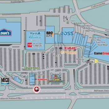 Plan of mall Westview Center - Catonsville