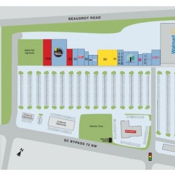 Plan of mall Westwood Plaza
