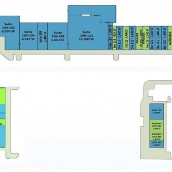 Plan of mall Westwood Vista