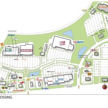 Plan of mall White Oak Crossing