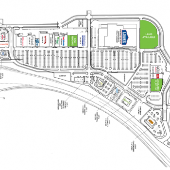 Plan of mall Whitehall Crossing Shopping Center