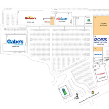 Plan of mall Whitehall Square