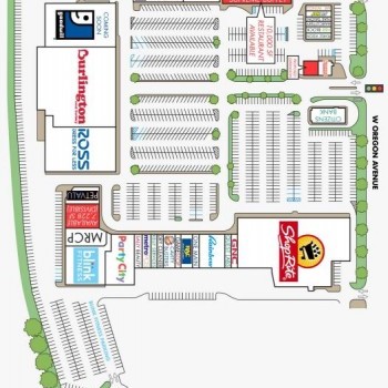 Plan of mall Whitman Plaza
