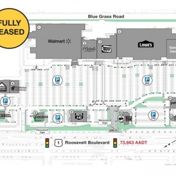 Plan of mall Whitman Square