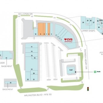 Plan of mall Willston Centre I